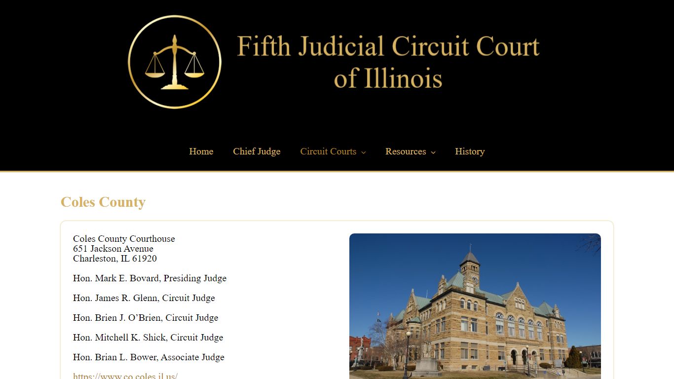 Coles County - Fifth Judicial Circuit Court